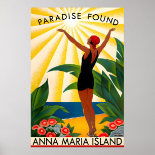 Anna Maria Island Paradijs Gevonden Florida Reizen Poster