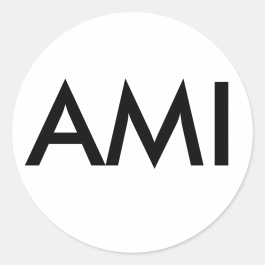 Anna Maria Island Ronde Sticker (Voorkant)