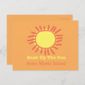 Anna Maria Island Soak up the Sun Briefkaarten (Voorkant / Achterkant)