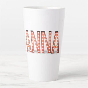 Anna Marquee Lights Latte Mok