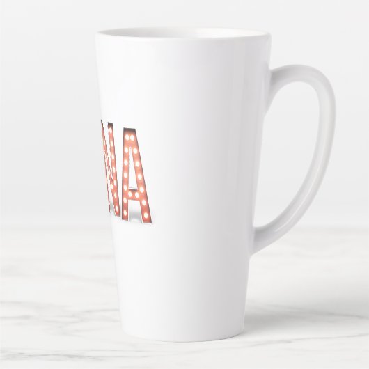 Anna Marquee Lights Latte Mok (Rechts)