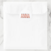 Anna Marquee Lights Ronde Sticker (Tas)