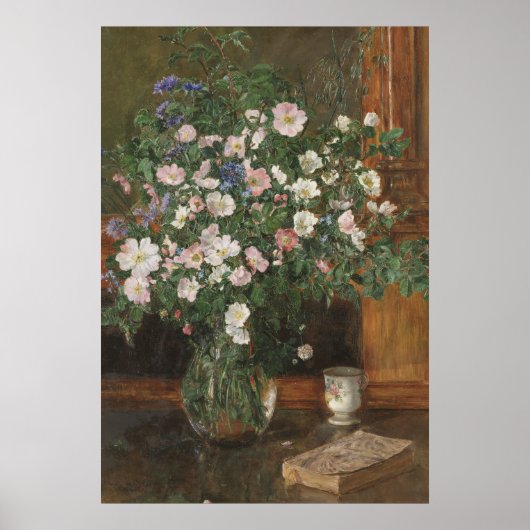  Anna Munthe-Norstedt Wild Briar-Rozen Poster (Voorkant)