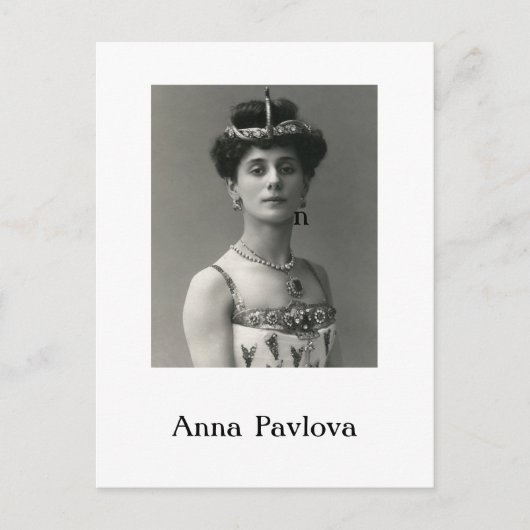 Anna Pavlova Briefkaart (Voorkant)