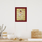 Anna Pavlova ~ P.Tchaikovsky ~ Russische ballet ~ Poster (Keuken)