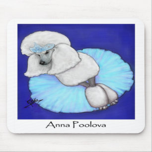 Anna Poolova Poodle Mousepad Muismat