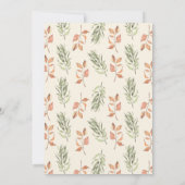 Anna Prashan First Rice Ceremony Floral Kaart (Achterkant)