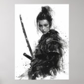 Anna Sawai Femme Samurai Poster Portrait (Devant)