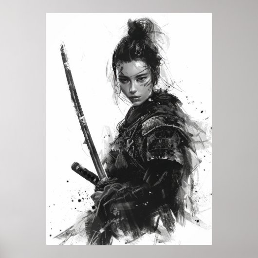 Anna Sawai Femme Samurai Poster Portrait (Devant)