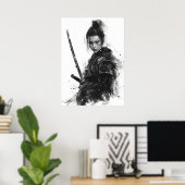Anna Sawai Femme Samurai Poster Portrait (Bureau à domicile)