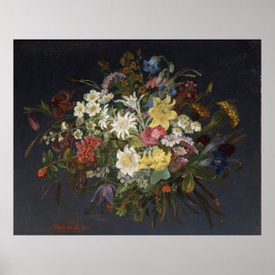 Anna Stainer-Knittel Alpenbloemen Poster