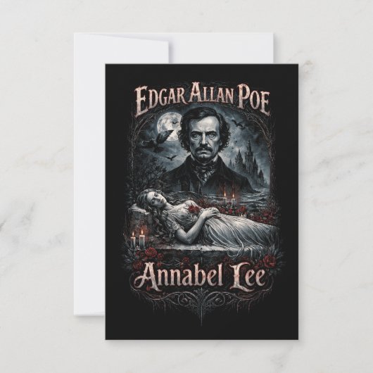 Annabel Lee Bedankkaart (Voorkant)