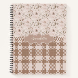 Annabella Stoffig Roos Roze Deluxe Notitieboek