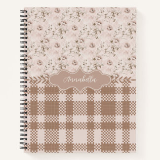 Annabella  Stoffig Roos Roze Deluxe Notitieboek