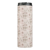 Annabella  stoffig Roos Roze Thermosbeker (Achterkant)