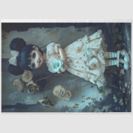 Annabelle Beige Dress Decoupage Tissue Paper Tissuepapier