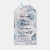 Annabelle  Bloemen Bruids Display Douche Cadeaulabel (Achterkant)