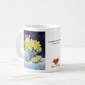 Annabelle derrière la tasse de fleurs (Devant gauche)
