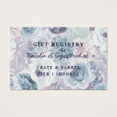 Annabelle Floral Douche Cadeau Registre Insérer ca (Devant)