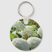 Annabelle Hydrangea Sleutelhanger (Voorkant)