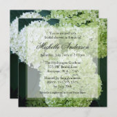 Annabelle Hydrangeas Bridal Shower Invitations Kaart (Voorkant / Achterkant)