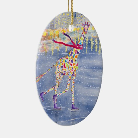 Annabelle on Ice 1 side Ornament (Rechts)