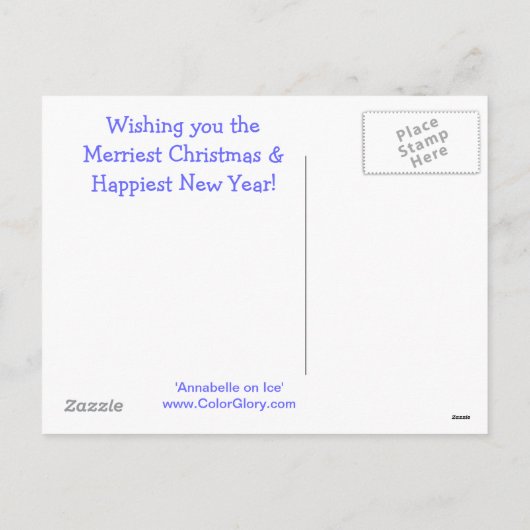 Annabelle op het Briefkaart (Achterkant)