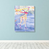 Annabelle op Ice Wrapped Canvas (Insitu (Houten vloer))