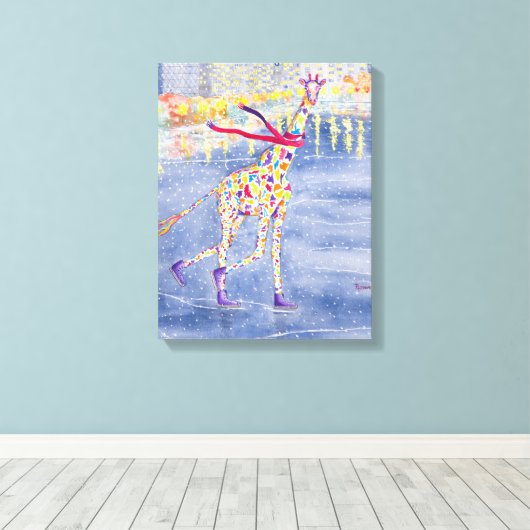 Annabelle op Ice Wrapped Canvas (Insitu (Houten vloer))
