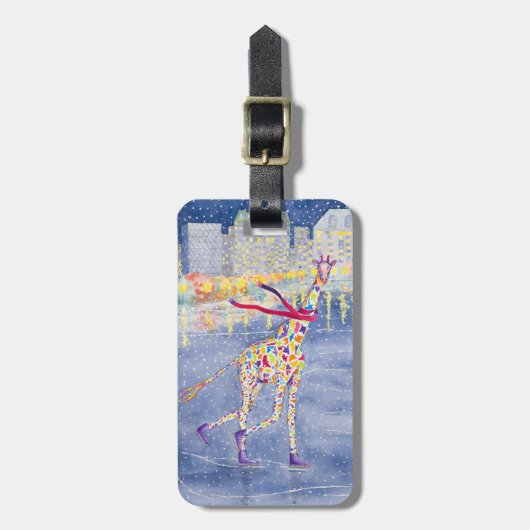 Annabelle over Ice-Bagagelabel Bagagelabel (Voorkant verticaal)