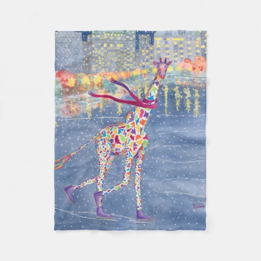 Annabelle over Ice Fleece Blanket Deken (Voorkant)