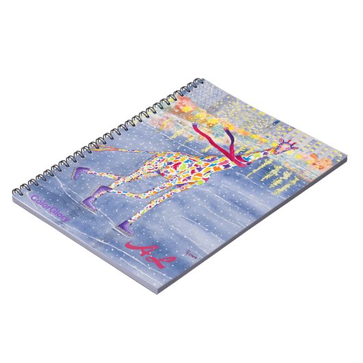 Annabelle over ijsnotebook notitieboek (Linkerzijde)