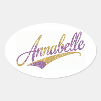 Annabelle Stickers Ovaal
