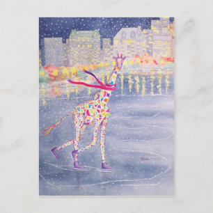 Annabelle sur carte postale glace