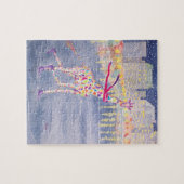 Annabelle sur le puzzle de glace (Horizontal)