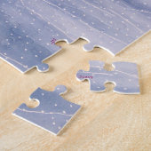 Annabelle sur le puzzle de glace (Côté)