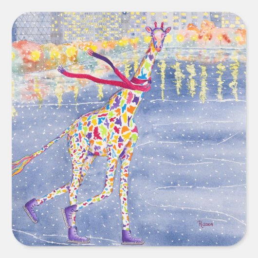 Annabelle sur Stickers Glace (Devant)