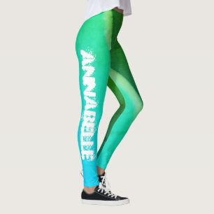 Annabelle voegt Jouw naam Abstracte kunst Leggings