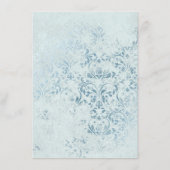 Annabelle  Waterverf Floral Crest Diner Menu (Achterkant)