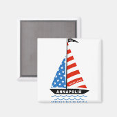 Annapolis Americas Sailing Capital Magneet (Voorkant / Achterkant)