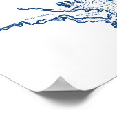 Annapolis Bruiloft Modern Gastenboek Poster (Hoek)