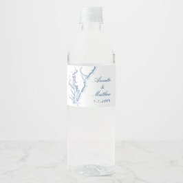 Annapolis Chesapeake Bay Wedding Waterfles Etiket