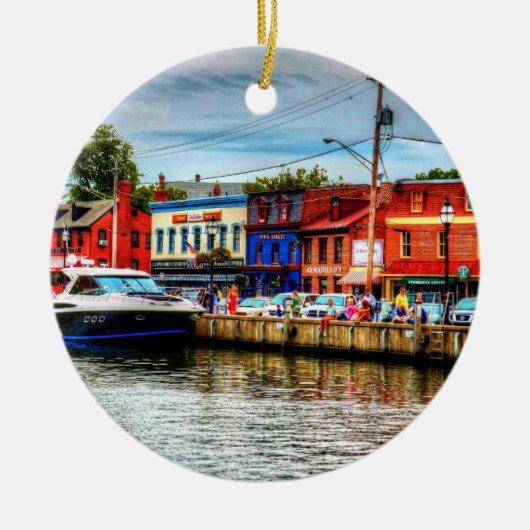 Annapolis City Dock Ornament (Voorkant)