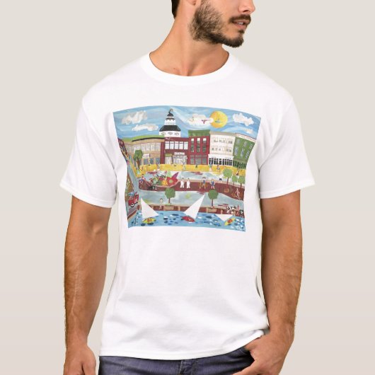 Annapolis in de zomer t-shirt (Voorkant)