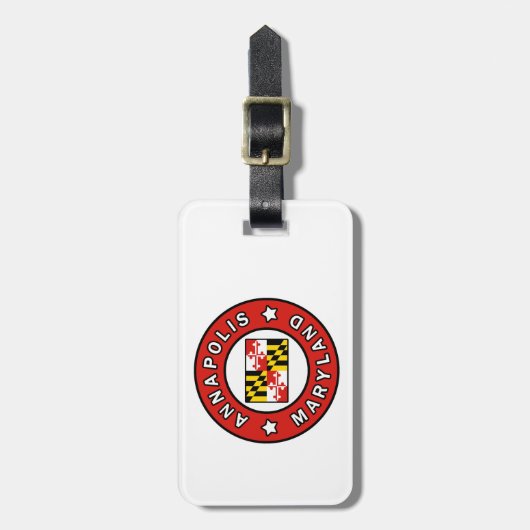 Annapolis Maryland Bagagelabel (Voorkant verticaal)