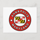 Annapolis Maryland Briefkaart (Voorkant)