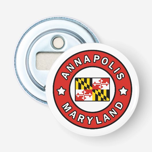 Annapolis Maryland Button Flesopener (Voorkant)
