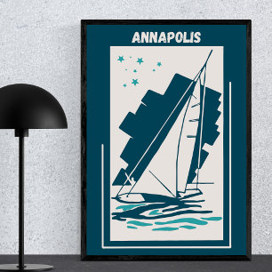 Annapolis, Maryland, Chesapeake - maaltijden Poster
