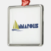 Annapolis, Maryland Metalen Ornament (Links)
