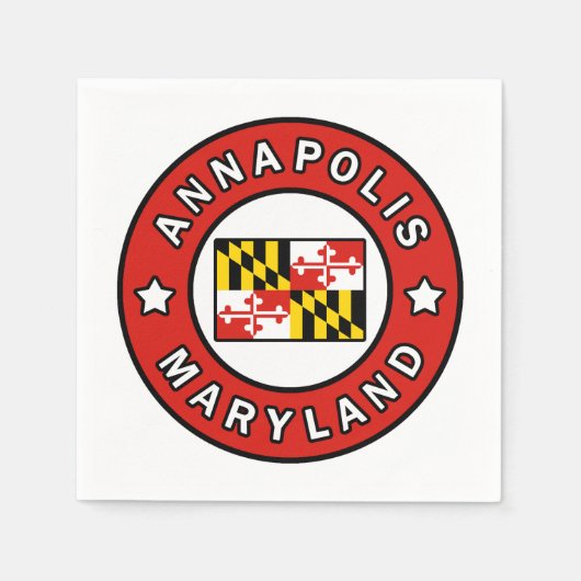 Annapolis Maryland Servet (Voorkant)